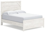 Gerridan White/Gray Full Panel Bed, Dresser, Mirror and Nightstand (Online Special Price) - Ornate Home