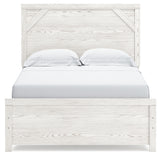 Gerridan White/Gray Full Panel Bed, Dresser, Mirror and Nightstand (Online Special Price) - Ornate Home