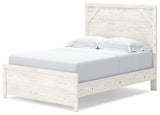 Gerridan White/Gray Full Panel Bed, Dresser, Mirror and Nightstand (Online Special Price) - Ornate Home