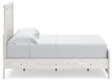 Gerridan White/Gray Full Panel Bed, Dresser, Mirror and Nightstand (Online Special Price) - Ornate Home