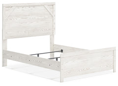 Gerridan White/Gray Full Panel Bed, Dresser, Mirror and Nightstand - Ornate Home