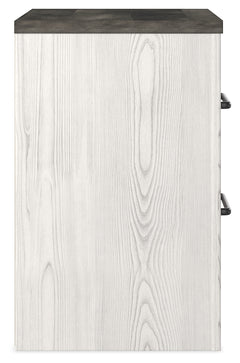 Gerridan White/Gray Full Panel Bed, Dresser, Mirror and Nightstand - Ornate Home