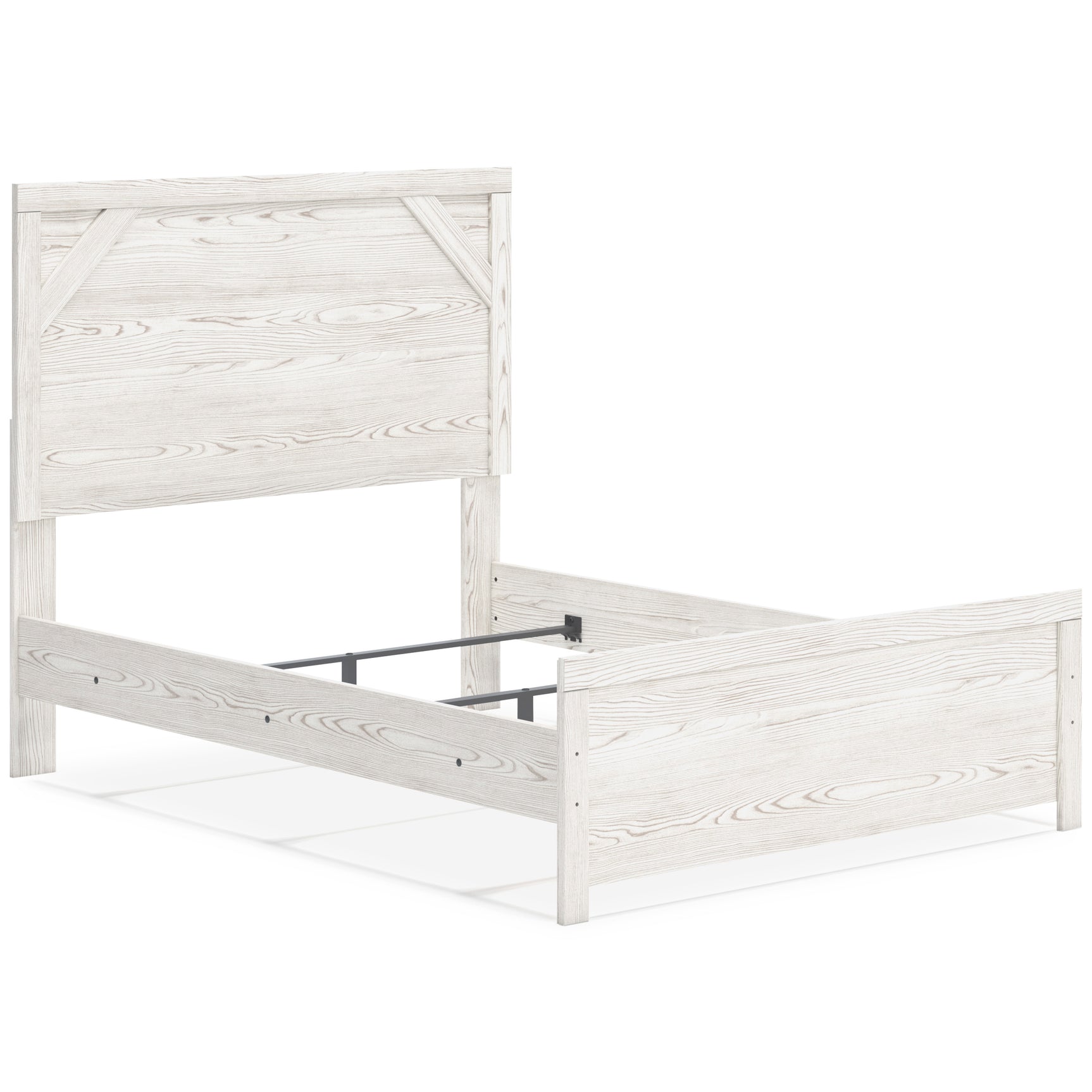 Gerridan White/Gray Full Panel Bed with Dresser and Mirror (Online Special Price) - Ornate Home