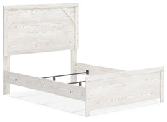 Gerridan White/Gray Full Panel Bedroom Set with 2 Nightstands - Ornate Home