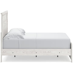 Gerridan White/Gray Full Panel Bedroom Set with 2 Nightstands - Ornate Home