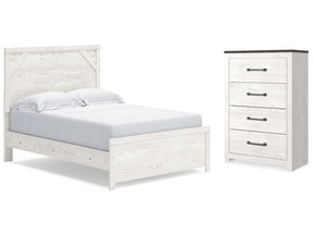 Gerridan White/Gray Full Panel Bedroom Set with Chest (Online Special Price) - Ornate Home