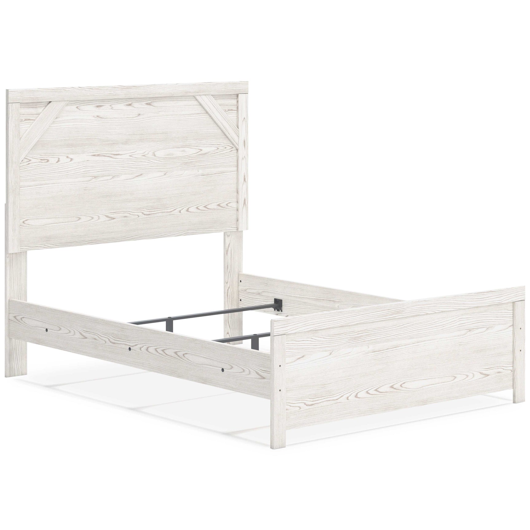 Gerridan White & Gray Full Panel Youth Bed Frame (Online Special Price) - Ornate Home