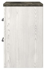 Gerridan White/Gray King Panel Bed, Dresser, Mirror and 2 Nightstands - Ornate Home