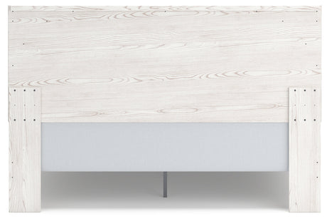 Gerridan White/Gray King Panel Bedroom Set with Dresser, Chest and 2 Nightstands - Ornate Home