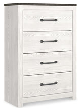 Gerridan White/Gray King Panel Bedroom Set with Dresser, Mirror, Chest, and Nightstand (Online Special Price) - Ornate Home