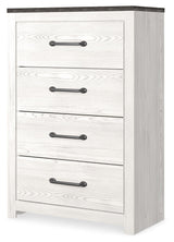 Gerridan White/Gray King Panel Bedroom Set with Dresser, Mirror, Chest, and Nightstand (Online Special Price) - Ornate Home