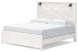 Gerridan White/Gray King Panel Bedroom Set with Dresser, Mirror and Nightstand (Online Special Price) - Ornate Home