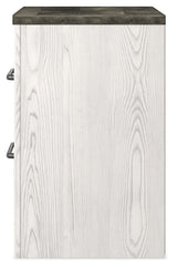 Gerridan White/Gray King Panel Bedroom Set with Dresser and 2 Nightstands (Online Special Price) - Ornate Home