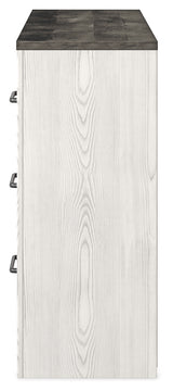 Gerridan White/Gray King Panel Bedroom Set with Dresser and 2 Nightstands - Ornate Home