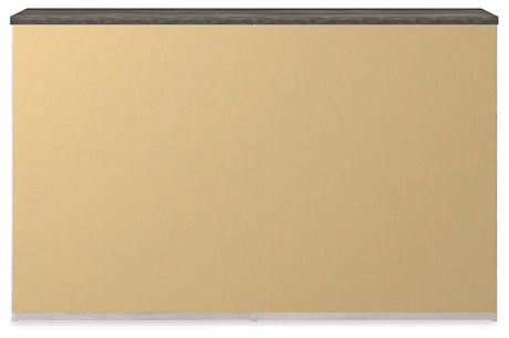 Gerridan White/Gray King Panel Bedroom Set with Dresser and 2 Nightstands - Ornate Home