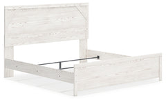 Gerridan White/Gray King Panel Bedroom Set with Dresser and 2 Nightstands - Ornate Home