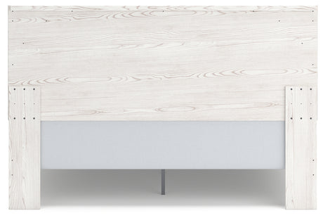 Gerridan White/Gray King Panel Bedroom Set with Dresser and 2 Nightstands - Ornate Home