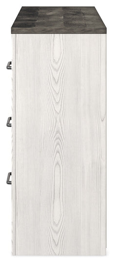 Gerridan White/Gray King Panel Bedroom Set with Dresser and Nightstand - Ornate Home