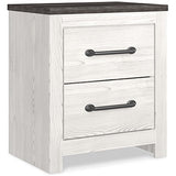 Gerridan White & Gray Nightstand (Online Special Price) - Ornate Home