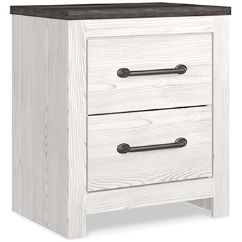 Gerridan White & Gray Nightstand (Online Special Price) - Ornate Home