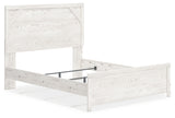 Gerridan White/Gray Queen Bed with Mirrored Dresser and Nightstand - Ornate Home
