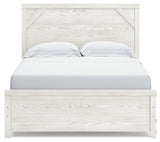 Gerridan White/Gray Queen Bed with Mirrored Dresser and Nightstand - Ornate Home