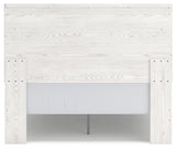 Gerridan White/Gray Queen Bed with Mirrored Dresser and Nightstand - Ornate Home