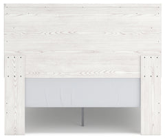 Gerridan White/Gray Queen Bed with Mirrored Dresser and Nightstand - Ornate Home