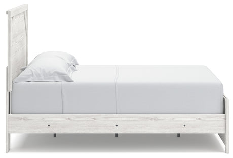 Gerridan White/Gray Queen Bed with Mirrored Dresser and Nightstand - Ornate Home