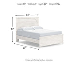 Gerridan White/Gray Queen Bed with Mirrored Dresser and Nightstand - Ornate Home