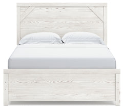 Gerridan White/Gray Queen Panel Bed, Dresser, Mirror and 2 Nightstands - Ornate Home
