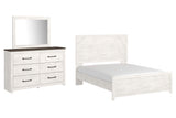 Gerridan White/Gray Queen Panel Bed, Dresser and Mirror (Online Special Price) - Ornate Home