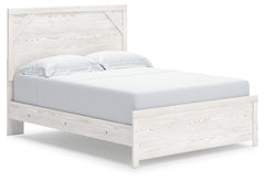 Gerridan White/Gray Queen Panel Bed, Dresser and Mirror - Ornate Home