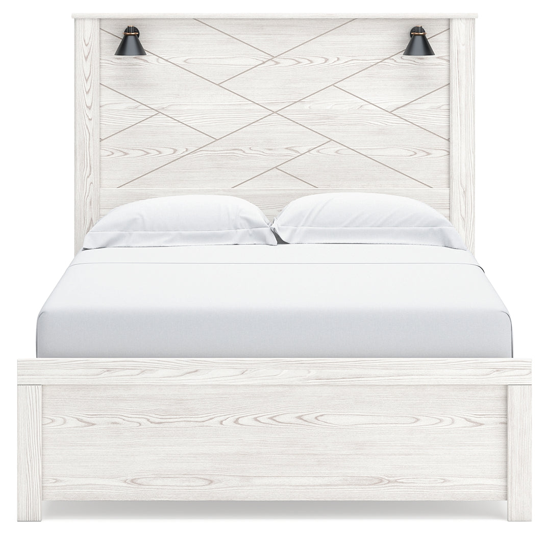Gerridan White/Gray Queen Panel Bedroom Set with Dresser, Chest and Nightstand (Online Special Price) - Ornate Home