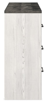 Gerridan White/Gray Queen Panel Bedroom Set with Dresser, Chest and Nightstand - Ornate Home