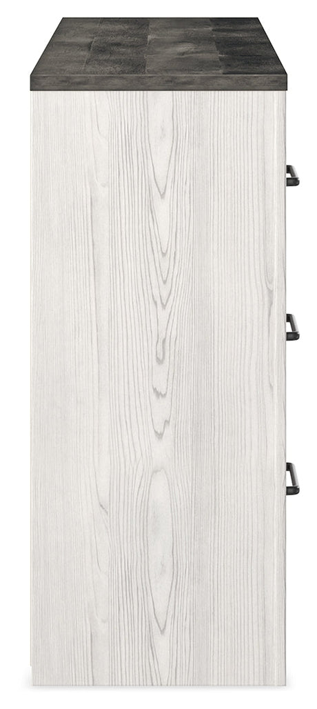 Gerridan White/Gray Queen Panel Bedroom Set with Dresser, Chest and Nightstand - Ornate Home