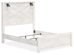 Gerridan White/Gray Queen Panel Bedroom Set with Dresser, Chest and Nightstand - Ornate Home