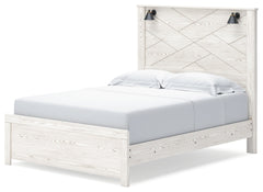 Gerridan White/Gray Queen Panel Bedroom Set with Dresser, Chest and Nightstand - Ornate Home