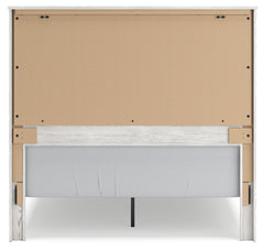Gerridan White/Gray Queen Panel Bedroom Set with Dresser, Mirror, Chest and Nightstand - Ornate Home