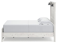 Gerridan White/Gray Queen Panel Bedroom Set with Dresser, Mirror, Chest and Nightstand - Ornate Home