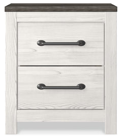 Gerridan White/Gray Queen Panel Bedroom Set with Dresser, Mirror, Chest and Nightstand - Ornate Home