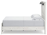 Gerridan White/Gray Queen Panel Bedroom Set with Dresser, Mirror, and 2 Nightstands - Ornate Home