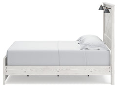 Gerridan White/Gray Queen Panel Bedroom Set with Dresser, Mirror, and Nightstand - Ornate Home
