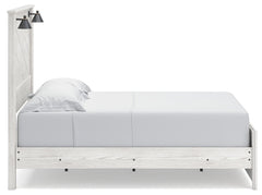 Gerridan White/Gray Queen Panel Bedroom Set with Dresser, Mirror, and Nightstand - Ornate Home