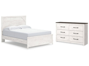 Gerridan White/Gray Queen Panel Bedroom Set with Dresser (Online Special Price) - Ornate Home