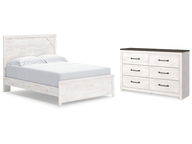 Gerridan White/Gray Queen Panel Bedroom Set with Dresser (Online Special Price) - Ornate Home