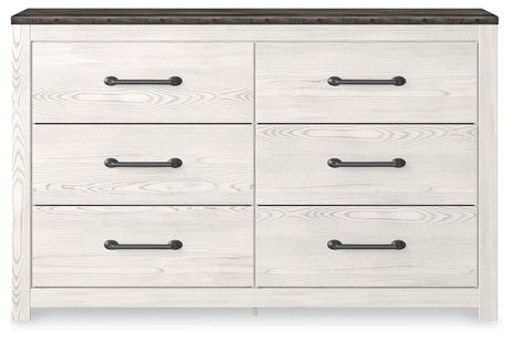 Gerridan White/Gray Queen Panel Bedroom Set with Dresser - Ornate Home