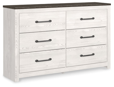 Gerridan White/Gray Queen Panel Bedroom Set with Dresser - Ornate Home