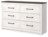 Gerridan White/Gray Queen Panel Bedroom Set with Dresser - Ornate Home