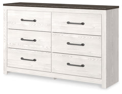 Gerridan White/Gray Queen Panel Bedroom Set with Dresser - Ornate Home